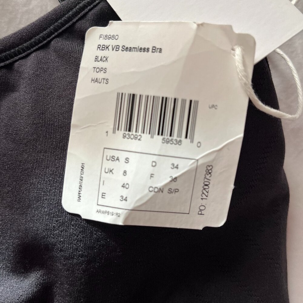 Reebok X Victoria Beckham Seamless Sports Bra Size Small
